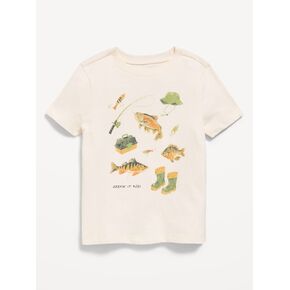 تي شيرت برسومات بأكمام قصيرة من Old Navy للأولاد الصغار - Creme De La Creme in Kuwait