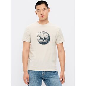 Old Navy Graphic T-Shirt for Adults - Beige in Kuwait