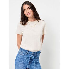 Old Navy EveryWear Crew-Neck T-Shirt - Oatmeal Heather in Kuwait