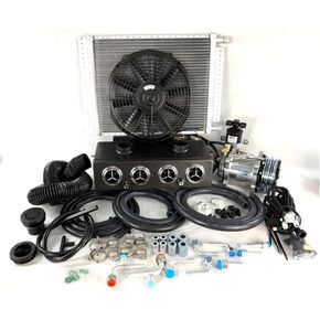A/C KIT UNIVERSAL UNDER DASH HEAT & COOL 404 WITH 2 AUXILIARY DEFROSTER VENT SW in Kuwait