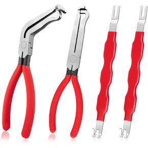 GES 4PCS Automotive Electrical Disconnect Pliers Kit, Terminal Connector Separator & Plug Removal Tool, Automotive Electrical Connector Removal Tool for Cars SUVs in Saudi Arabia