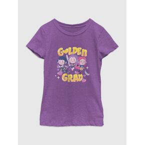 Old Navy K-Pop Demon Hunters Golden Grad Graphic T-Shirt - Purple Berry in Kuwait