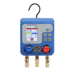 GOWENIC Color LED Digital HVAC Manifold Gauge with 94 Refrigerants for Accurate System Diagnostics and Maintenance in Kuwait