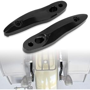 PSLER Motorcycle Rear Turn Signal Extension Holder Bracket License Plate Relocation Kit for Softail All Models 2000-2020(Except FXDR), Black in Kuwait
