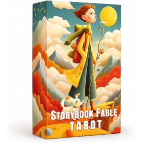 sishui Storybook Fable Tarot Deck، 78 بطاقة، ورق، 2.7 × 4.7 بوصة، نمط حكاية خيالية، للمبتدئين والقراء ذوي الخبرة in Kuwait