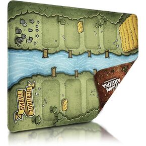 بساط لعب إستراتيجية مزدوج الجوانب من Galen's Games، بساط لعب من النيوبرين TCG للمزارع التراثية وأريزونا الخضراء، بساط ألعاب بطاقات مقاس 16 × 10، بساط لعب ناعم in Kuwait