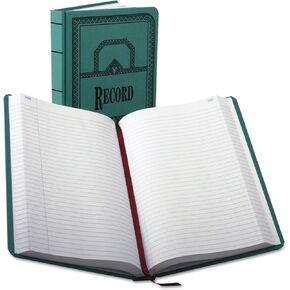 Boorum & Pease 66500R Account Book, Record-Ruled, 500 Pages, 12-1/8-Inch x7-5/8-Inch, Blue in Kuwait