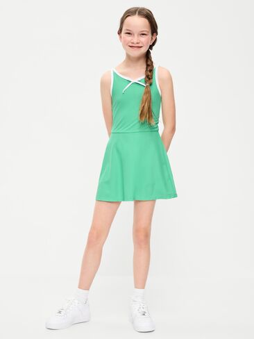 Old Navy PowerSoft Cami Athletic Dress for Girls - Chrysolite in Kuwait