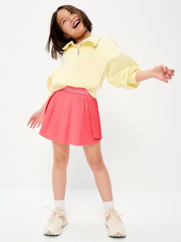 Old Navy High-Waisted Micro-Pleated Skort for Girls - Daylily in Kuwait