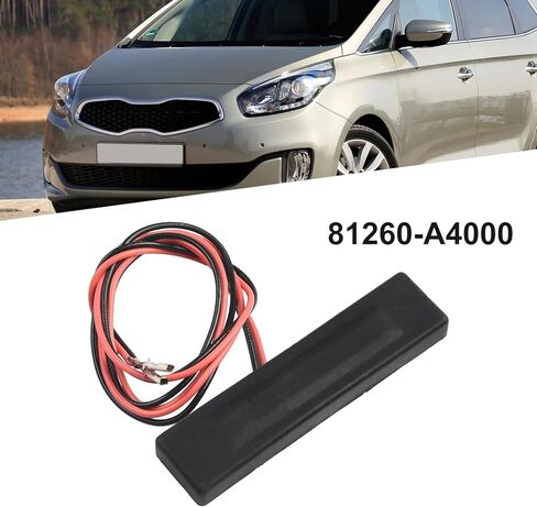زر تبديل صندوق السيارة الخلفي لسيارة Kia for CARENS Carnival 2013-2017، جزء بديل ملائم مباشر 81260-A4000، مادة ABS سوداء in Kuwait