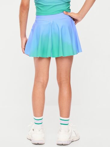 Old Navy High-Waisted PowerSoft Skort for Girls - Blue Ombre in Kuwait