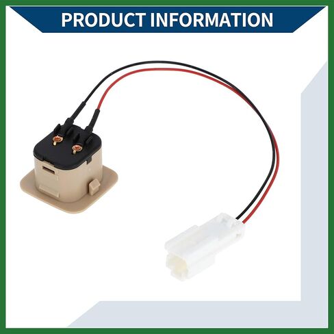 Motoforti No.935552H0004W غطاء صندوق السيارة، قفل زر الضغط، مفتاح مقبض لسيارة Hyundai Elantra 2007-2010 / مفتاح الإصدار الخلفي / متين / قطعة واحدة بيج طويل الأمد in Kuwait