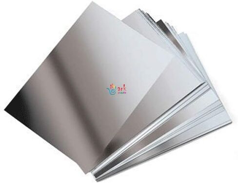 35298 A5 250 GSM Mirror Card - Silver (Pack of 5) in Kuwait