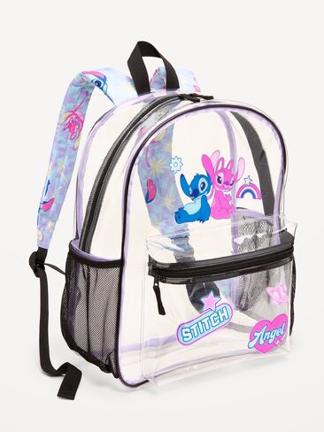 حقيبة ظهر شفافة من Old Navy Disney © Stitch and Angel للفتيات - Stitch & Angel in Kuwait