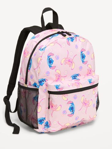Old Navy Disney© Stitch and Angel Canvas Backpack for Girls - Pink Stitch & Angel in Kuwait