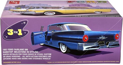AMT 1957 Ford Fairlane Hardtop 3-in-1 1:25 Scale Model Kit in Kuwait