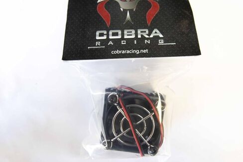 مروحة تبريد المحرك السوداء من Cobra Racing تناسب موديلات 1/10 و1/8 - 4x4 / 4WD Slash وRustler وStampede وSledge وARRMA وHPI وLOSI وماي أخرى! in Kuwait