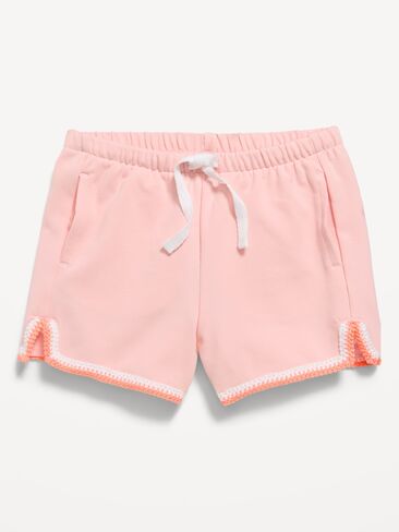 شورت Old Navy Run للفتيات الصغيرات - وردي سماوي in Kuwait