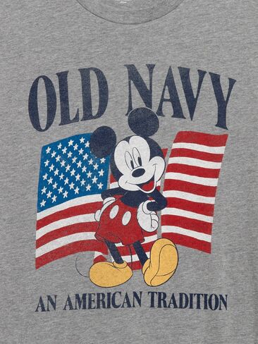 Old Navy Old Navy x Disney Mickey Mouse Logo-Graphic T-Shirt for Adults - Mickey Mouse in Kuwait