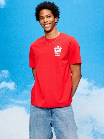 تي شيرت برسومات شعار ديزني ميكي ماوس للبالغين من Old Navy Old Navy x Disney Mickey Mouse - همبرغر in Kuwait