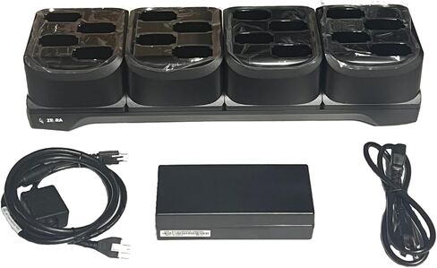 Battery Charger Compatible with Zebra MC9300, MC930B, MC930P - SAC-MC93-16SCHG-01-16 Slot Battery Charger & Power Supply Kit in Kuwait