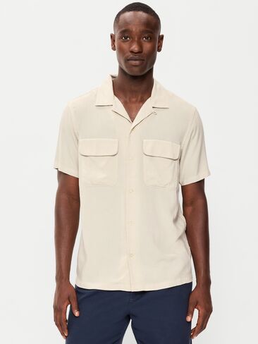 Old Navy Short-Sleeve Camp Shirt - Wish Bone in Kuwait