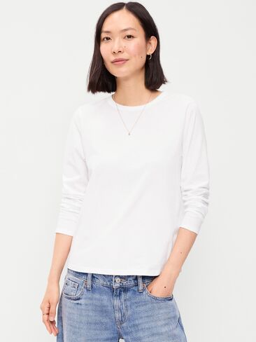 تي شيرت Old Navy EveryWear بأكمام طويلة - كالا ليليز in Kuwait