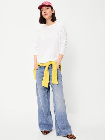 تي شيرت Old Navy EveryWear بأكمام طويلة - كالا ليليز in Kuwait