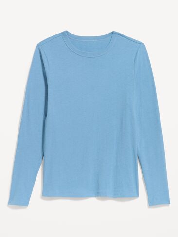 Old Navy EveryWear Long-Sleeve T-Shirt - Naturalist Blue in Kuwait