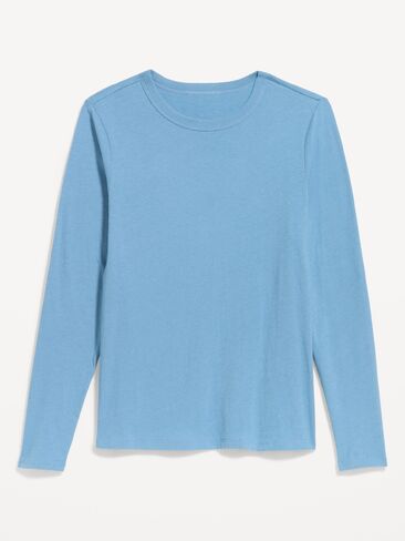 Old Navy EveryWear Long-Sleeve T-Shirt - Naturalist Blue in Kuwait