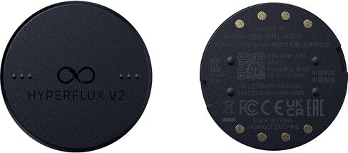Razer HyperFlux V2 Wireless Charging System: Continuous Charging Gaming Mouse Mat & Puck - Seamless Auto-Pairing - HyperSpeed Multi-Device Connectivity - Anti-Slip Rubber Base - Hard Surface Edition in Kuwait