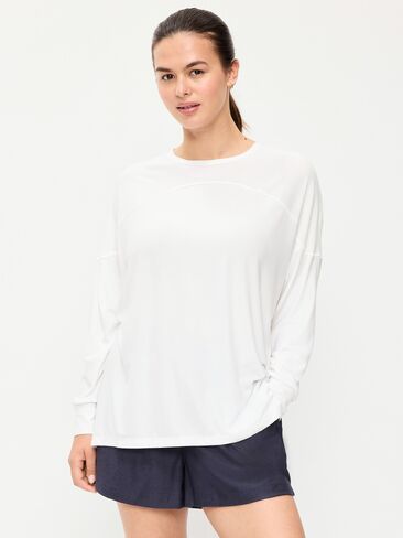 سترة طويلة الأكمام من Old Navy CloudMotion - ماجنوليا in Saudi Arabia
