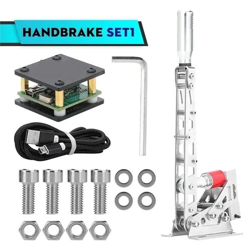 Parking Brake Handbrake Racing Handbrake USB Sim 64bit Load Cell for Rally Adjustable GamesBrakes for Logitech G29/G27/G25/ G920T300 T500 RS PC(Handbrake-a) in Kuwait