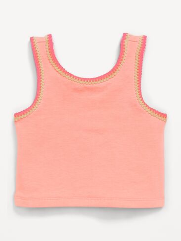 Old Navy Go-Dry Tank Top for Toddler Girls - Melon Shock Neon in Kuwait