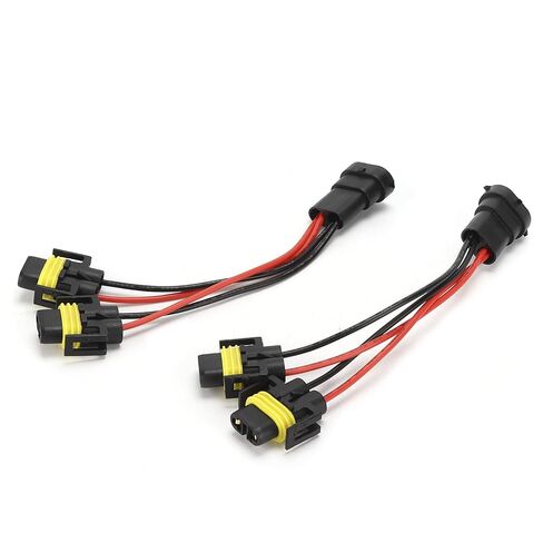 Pomya H11 H8 Adapter Wiring Harness | 2-Way Male to Female Splitter for Headlight Fog Light Projector in Kuwait
