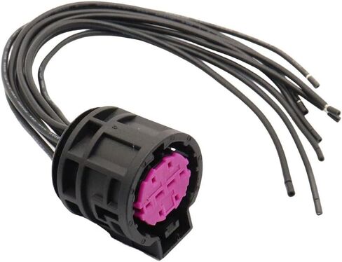 for Dodge Dart 2013-2016 Jeep Renegade 2015-2023 Ram ProMaster 2500 2014-2022 Fiat 500X 2016-2017 Fiat 500 2012-2016 Fiat 2015 Halogen/HID 8-Wire Or 3-Wire Headlight Connector Replaces 68285243aa in Saudi Arabia