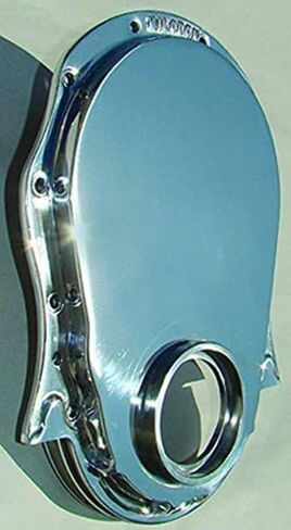 Milodon 14860 Polished Aluminum Timing Cover for Generation 5 Big Block Chevy in Kuwait
