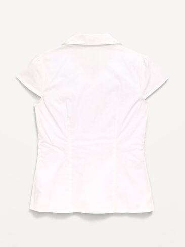 Old Navy School Uniform Short-Sleeve Top for Girls - White Lilies in Kuwait