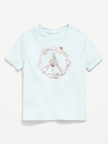 Old Navy Short-Sleeve Graphic T-Shirt for Toddler Girls - Arctic Air in Kuwait