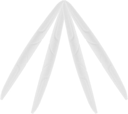 SHERCHPRY 4pcs Car Door Edge Guards and Rearview Mirror Silicone Bumper Protector Strips, White Anti-Scratch Auto Door Side Trim for Universal Vehicle Exterior Protection in Kuwait