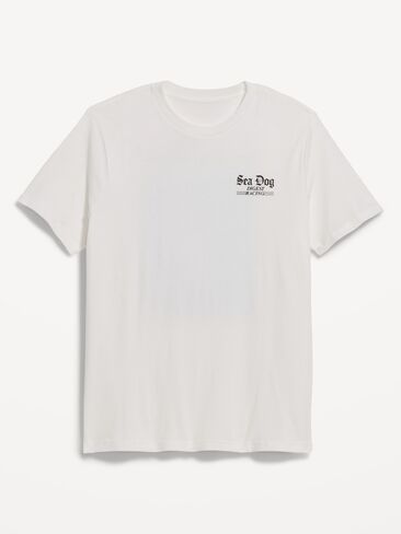 Old Navy Soft-Washed Crew-Neck Graphic T-Shirt - White in Saudi Arabia