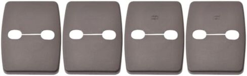Auto Accessory Compatible with BMW F31 F11 Door Latch Striker Catch Bracket, PP; Black; 4-Piece in Kuwait
