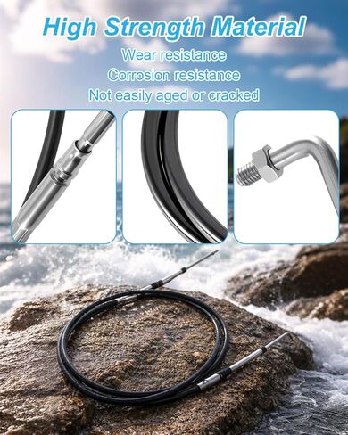 Reverse Cable Fit for Sea-Doo GTI GTS RXP Replace 277000944 277000017 268000017 277001016 002-047-04 RC-SD-047-04 26-2111 in Kuwait