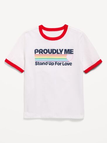 تي شيرت برسومات برايد بأكمام قصيرة من Old Navy للأولاد - Proudly Me (Match The Fam!) in Kuwait