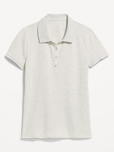 Old Navy Uniform Pique Polo - Light Heather Gray in Kuwait