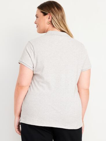 Old Navy Uniform Pique Polo - Light Heather Gray in Kuwait