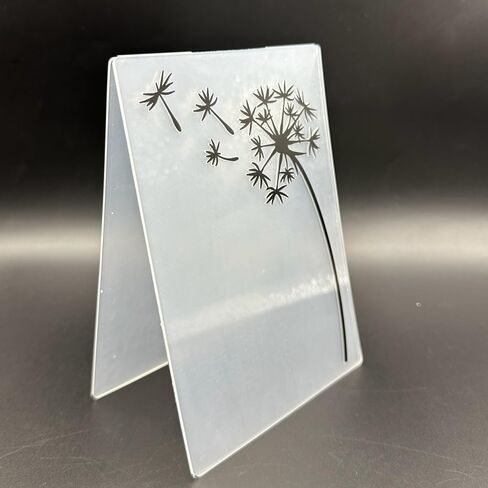 3D Plastic Embossing Folder Template A Simple Dandelion Texture A6 Size for Card Making DIY Scrapbooking Paper Crafting Handmade Crafts Scrapbooking Arts Supplies Scrapbook Decor in Kuwait