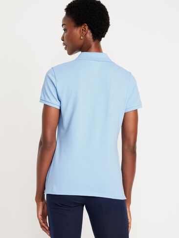 Old Navy Uniform Pique Polo - Monet Blue in Kuwait