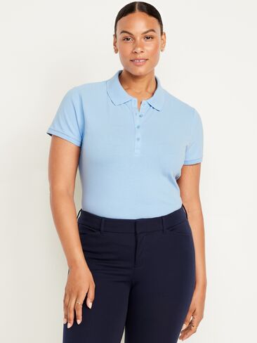 Old Navy Uniform Pique Polo - Monet Blue in Kuwait