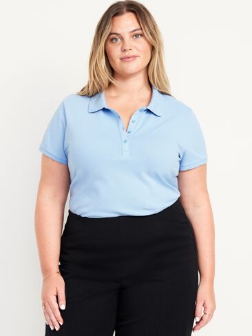 Old Navy Uniform Pique Polo - Monet Blue in Kuwait